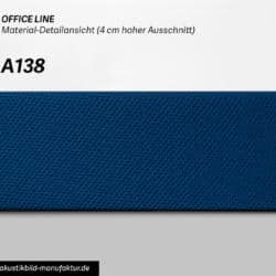 Office Line Königsblau (Nr A-138) für runde Absorber, Deckensegel oder Akustikbilder