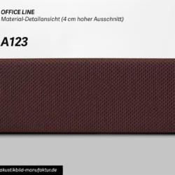Office Line Brombeerbraun (Nr A-123) für runde Absorber Decke, Deckensegel oder Akustikbilder